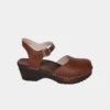 Sofia Apple Leather Vegan Clog Sandals | Brown 1 Sofia Apple Leather Vegan Clog Sandals | Brown -Women Clothing Store good guys don t wear leather uk3 eu36 us5 sofia apple leather vegan clog sandals brown 30641196236913