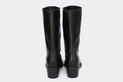 Willie High Top Vegan Leather Motorcycle Boots | Black -Women Clothing Store good guys don t wear leather willie high top vegan leather motorcycle boots black 16256233898097