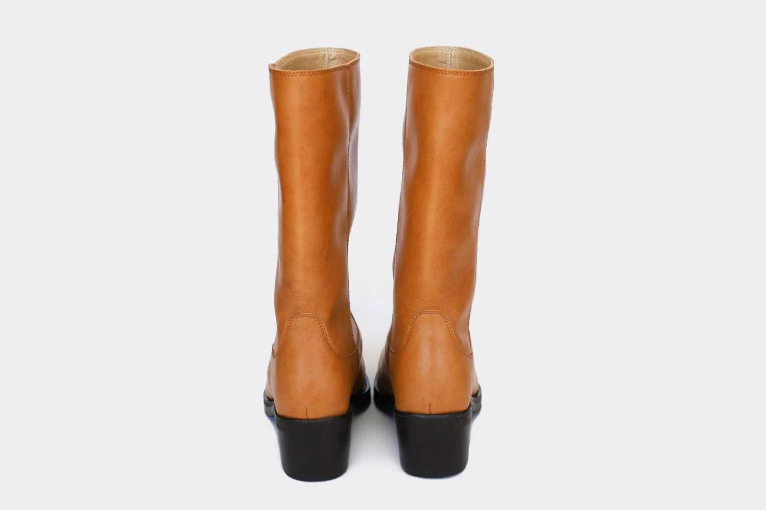 Willie High Top Vegan Leather Motorcycle Boots | Honey 8 Willie High Top Vegan Leather Motorcycle Boots | Honey - Image 6