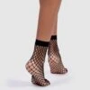 The Untamed Bio Fishnet Socks Set | Black -Women Clothing Store hedoine set of 4 the untamed bio fishnet socks set 30601439412337