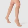 The Tame Bio Knee High Socks | Nude -Women Clothing Store hedoine the tame bio nude knee highs 30601434562673