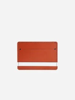 Paris Recycled Vegan Leather Card Holder | Cognac