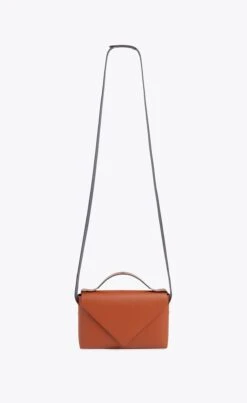 Stef Recycled Vegan Leather Origami Satchel | Cognac -Women Clothing Store hemincuff cognac one size stef vegan leather origami satchel cognac 28979015385201