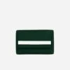 Origami Recycled Vegan Leather Coin Case | Forest Green -Women Clothing Store hemincuff forest green origami recycled vegan leather coin case forest green 30123161419889