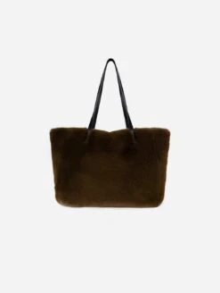 Weekend Claudette Recycled Vegan Fur Tote Bag | Multiple Colours