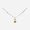 Fairtrade Gold & White Sapphire Star Pendant Necklace | 18ct & Silver -Women Clothing Store julia thompson jewellery fairtrade gold white sapphire star pendant necklace 29790135648369