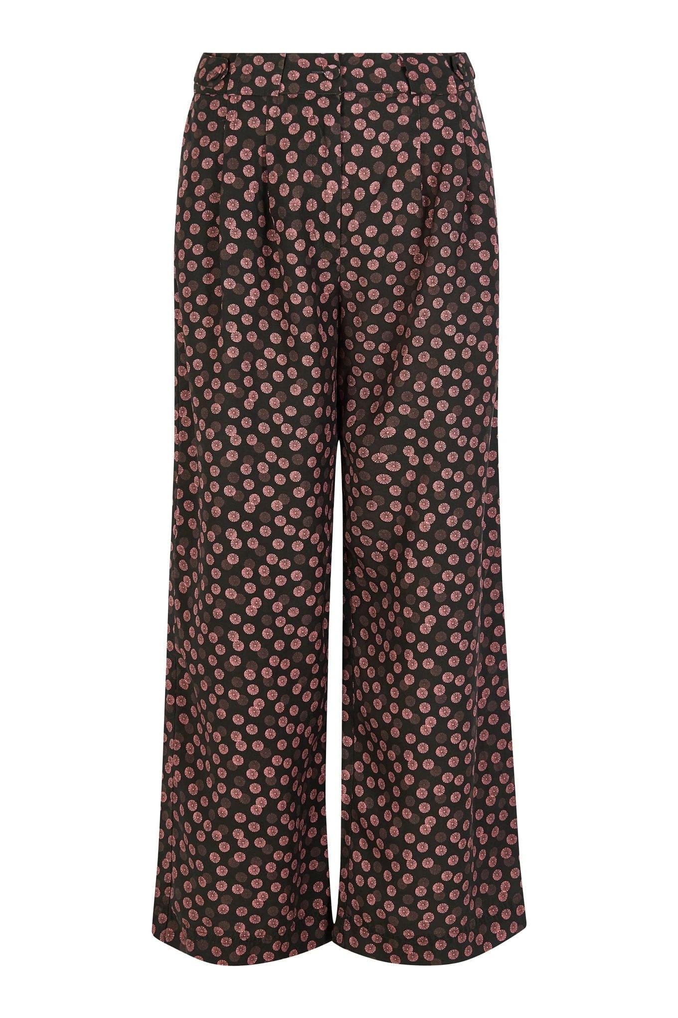 Komodo Aika Tencel Polka Dot Print Trousers | Pink 4 Komodo Aika Tencel Polka Dot Print Trousers | Pink - Image 2