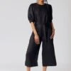 Komodo Faye Organic Linen Jumpsuit | Black 1 Komodo Faye Organic Linen Jumpsuit | Black -Women Clothing Store komodo faye organic linen jumpsuit black 29729279311985