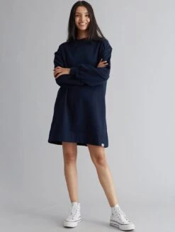 Komodo Isabella Organic Cotton Dress | Navy