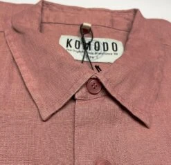 Komodo Kimono Organic Linen Shirt | Dusty Pink -Women Clothing Store komodo kimono organic linen shirt dusty pink 30678070788209