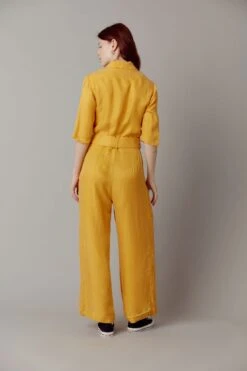 Komodo Planet Cupro & Lenzing™ Jumpsuit | Amber -Women Clothing Store komodo planet cupro jumpsuit amber 30666431791217