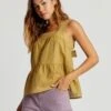 Komodo Caitlin Organic Cotton Top | Khaki -Women Clothing Store komodo size 1 uk 10 eur 36 caitlin organic cotton top khaki 30667868307569