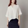 Komodo Kimono Organic Linen Shirt | Off White 2 Komodo Kimono Organic Linen Shirt | Off White -Women Clothing Store komodo size 1 uk 10 eur 36 kimono organic linen shirt off white 30679027056753