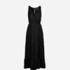 Komodo Whirlygig Cupro Vegan Silk Maxi Dress | Black -Women Clothing Store komodo size 2 uk 10 eur 38 whirlygig cupro dress black 29818349453425