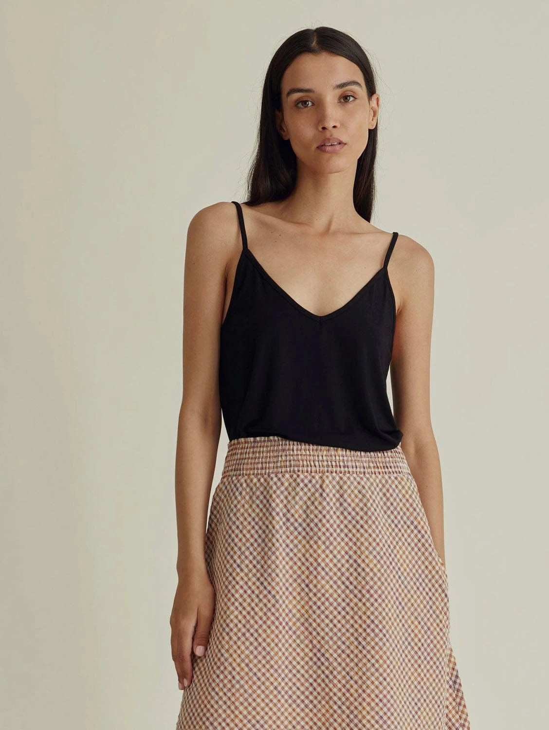 Komodo Mandy Modal Spandex Camisole | Black 3 Komodo Mandy Modal Spandex Camisole | Black