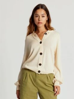 Komodo Nani Organic Cotton Cardigan | Off White
