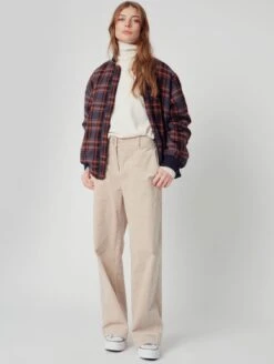 Komodo Tiger Organic Cotton Trousers | Winter White