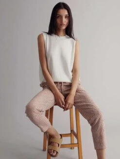 Komodo Rama Organic Cotton Trousers | Rainbow Check