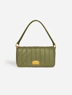 Aurora Vegan Leather Crossbody Bag | Green
