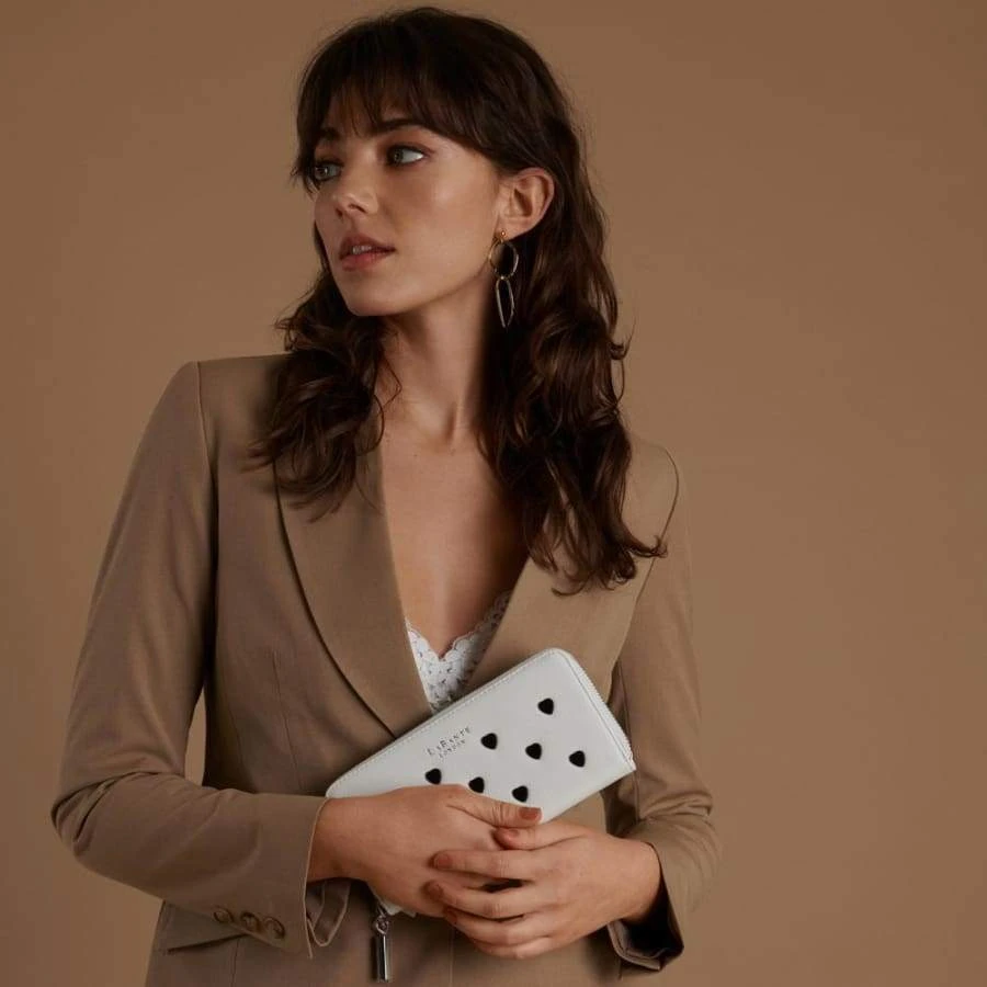 Robin Vegan Leather Wallet | White 5 Robin Vegan Leather Wallet | White - Image 3