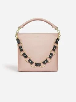 Alstonia Vegan Leather Hobo Bag | Pink Nude