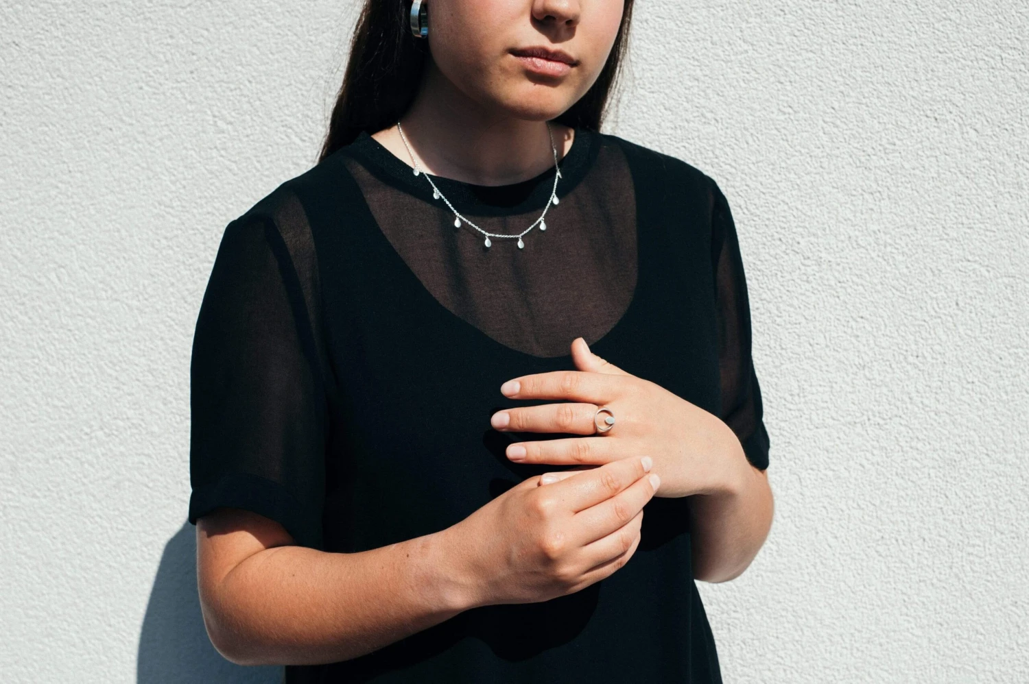 Apple Nine Pip 925 Sterling Silver Necklace 6 Apple Nine Pip 925 Sterling Silver Necklace - Image 4