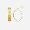 Apple Pip 925 Sterling Silver Hoop Earrings | 24ct Gold Plated -Women Clothing Store little by little apple pip hoop earrings gold 29248213811313
