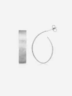 Apple Pip 925 Sterling Silver Hoop Earrings
