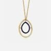 Apple Pip 925 Sterling Silver Spinning Necklace | 24ct Gold Plated -Women Clothing Store little by little apple pip spinning necklace gold 29248283738225