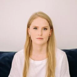 Apple Pip 925 Sterling Silver Stud Earrings | 24ct Gold Plated -Women Clothing Store little by little apple pip stud earrings gold 29222011830385