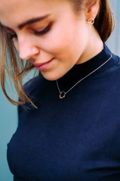 Mustard Mixed Metal Cluster Necklace | Silver & 24ct Gold Plated -Women Clothing Store little by little mustard cluster necklace 29221961957489