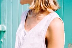 Mustard Mixed Metal Cluster Necklace | Silver & 24ct Gold Plated -Women Clothing Store little by little mustard cluster necklace 29222019039345