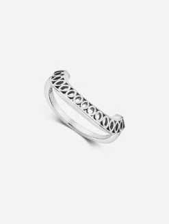 Seville 925 Sterling Silver Crescent Ring