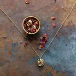 Seville 925 Sterling Silver Dome Pendant | 24ct Gold Plated -Women Clothing Store little by little seville dome pendant gold 29221964906609