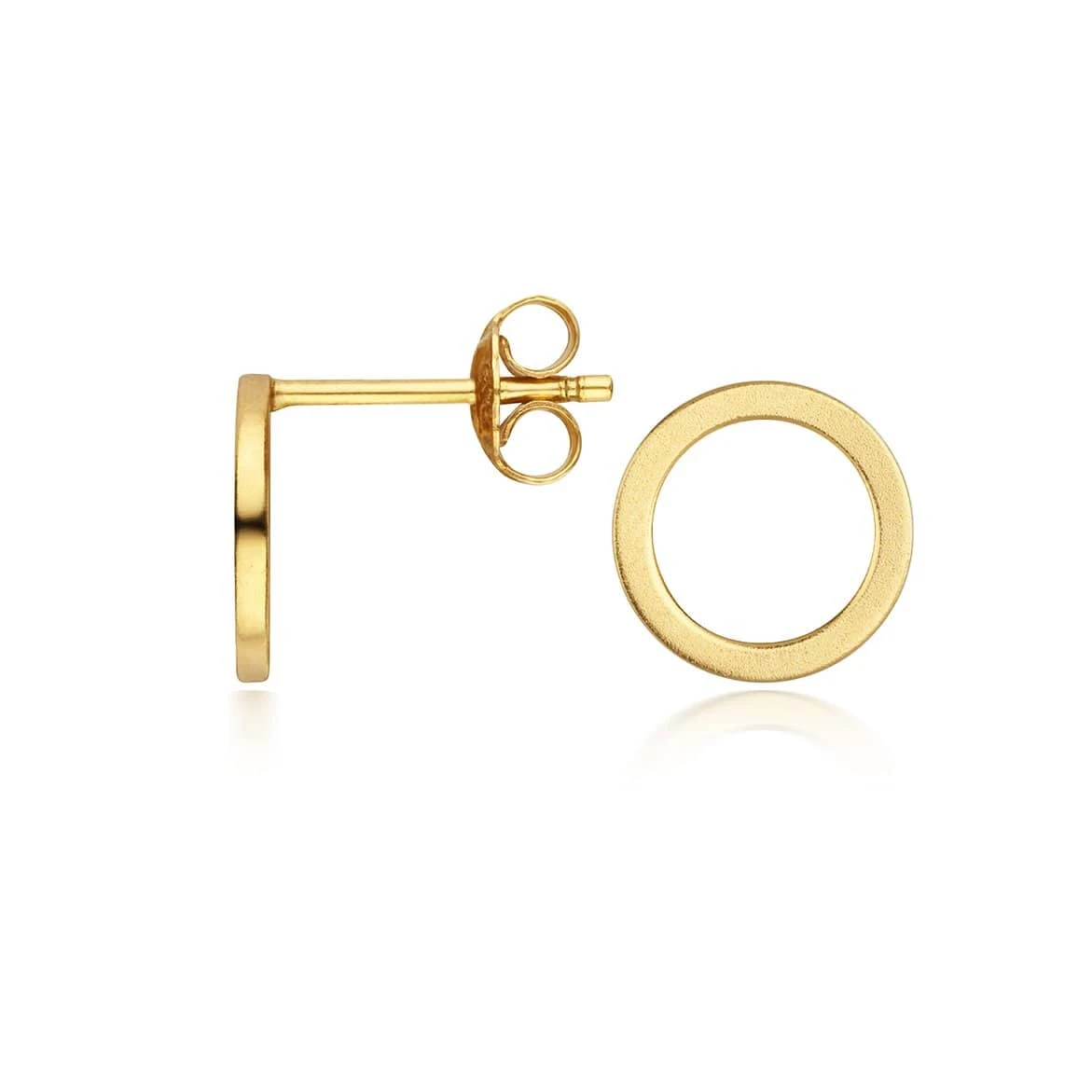 Seville 925 Sterling Silver Slice Ear Jacket Earrings | 24ct Gold Plated 5 Seville 925 Sterling Silver Slice Ear Jacket Earrings | 24ct Gold Plated - Image 3