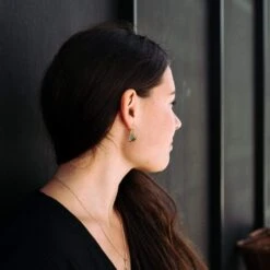 Wedge 925 Sterling Silver Split Enamel Earrings | 24ct Gold Plated -Women Clothing Store little by little wedge split earrings enamel 29221968183409