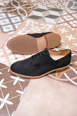 Macadam Vegan Suede Derby Shoes | Black 8 Macadam Vegan Suede Derby Shoes | Black -Women Clothing Store minuit sur terre macadam noir doux 29812511375473