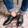 Macadam Vegan Leather Derby Shoes | Black -Women Clothing Store minuit sur terre macadam noir lisse 29827105914993