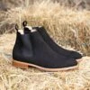 Taiga Vegan Suede Chelsea Boots | Black 2 Taiga Vegan Suede Chelsea Boots | Black -Women Clothing Store minuit sur terre uk10 5 eu45 us11 taiga vegan suede chelsea boots black 29902917894257