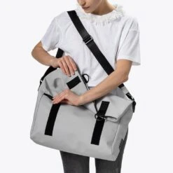 Augusto Recycled PET Waterproof Messenger Bag | Platinum 15 Augusto Recycled PET Waterproof Messenger Bag | Platinum -Women Clothing Store mio mojo augusto 30290936201329