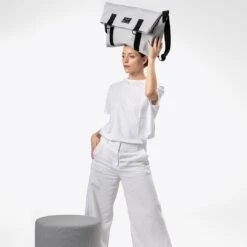 Augusto Recycled PET Waterproof Messenger Bag | Platinum 18 Augusto Recycled PET Waterproof Messenger Bag | Platinum -Women Clothing Store mio mojo augusto 30290936299633