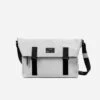 Augusto Recycled PET Waterproof Messenger Bag | Platinum
