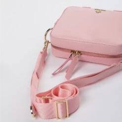 Dalila Apple Leather Vegan Crossbody Bag | Confetti Pink -Women Clothing Store mio mojo dalila 30290927976561