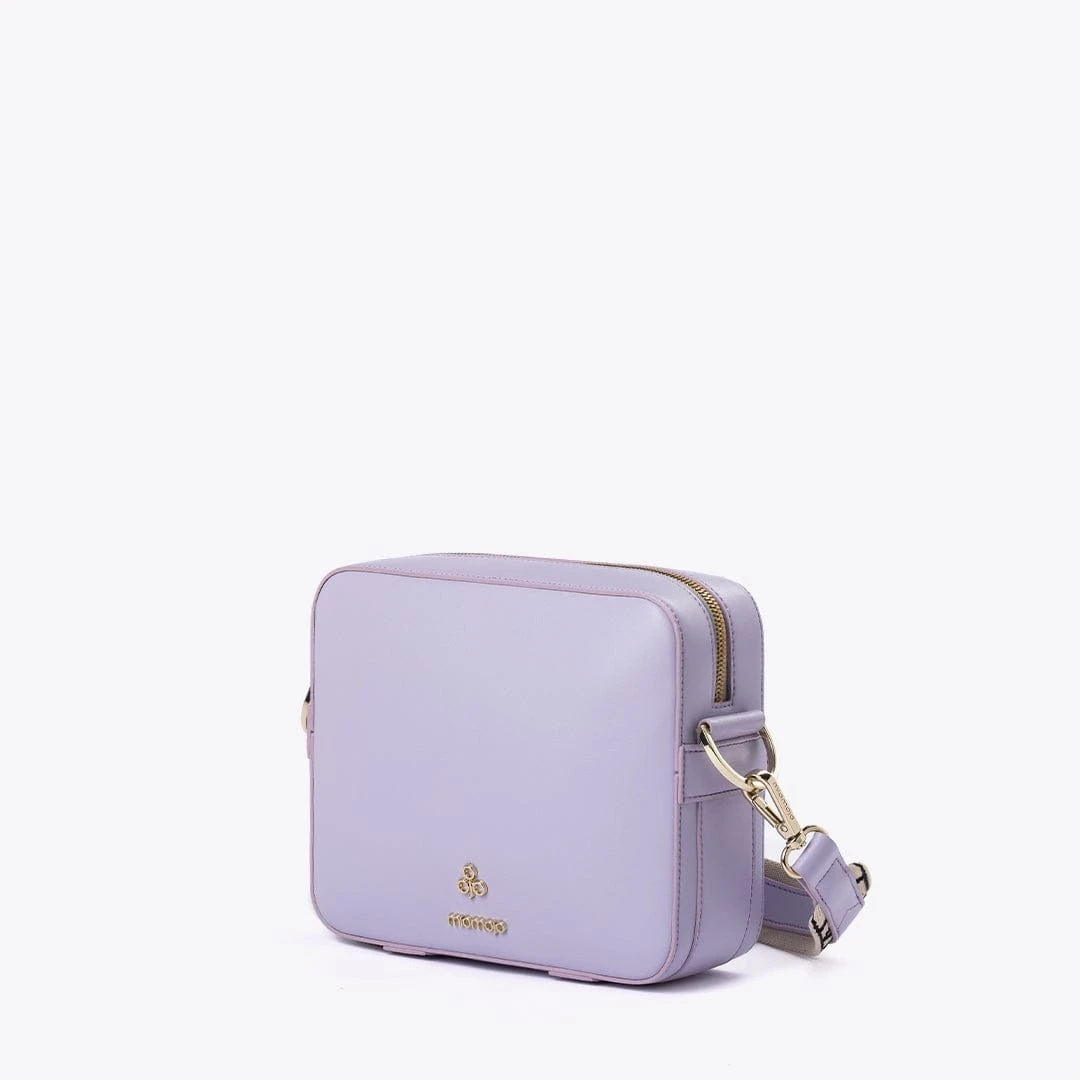 Dalila Apple Leather Vegan Crossbody Bag | Lavender 7 Dalila Apple Leather Vegan Crossbody Bag | Lavender - Image 5
