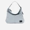 Dorotea Recycled Nylon Vegan Hobo Bag | Light Blue -Women Clothing Store mio mojo dorotea 30299482325105