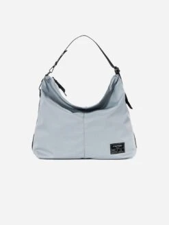 Dorotea Recycled Nylon Vegan Hobo Bag | Light Blue