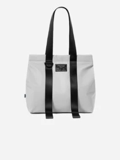 Eleonora Recycled PET Waterproof Vegan Tote | Platinum