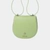 Iris Apple Leather Vegan Mini Saddle Bag | Matcha 2 Iris Apple Leather Vegan Mini Saddle Bag | Matcha -Women Clothing Store mio mojo iris 30624318685297