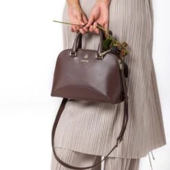 Isotta Vegan Leather Handbag | Mocha -Women Clothing Store mio mojo isotta 30290976800881