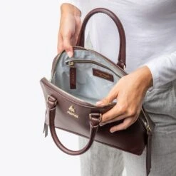 Isotta Vegan Leather Handbag | Mocha -Women Clothing Store mio mojo isotta 30290976964721